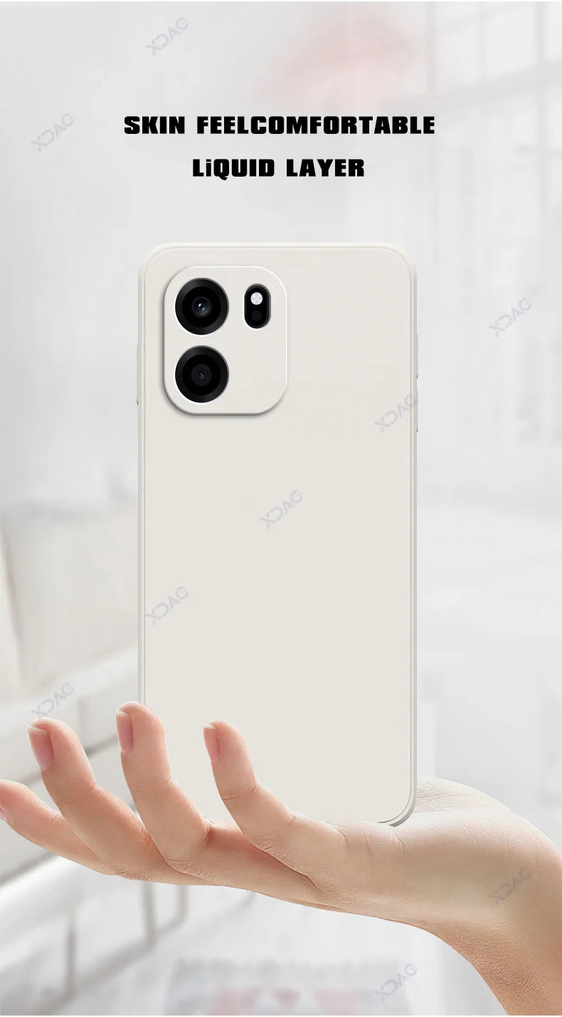 Luxury Dual Liner Phone Cases for OnePlus Turbo 6V Nord CE6 Shockproof Covers Turbo6V NordCE6 CE 6 Square Liquid Silicone Coque
