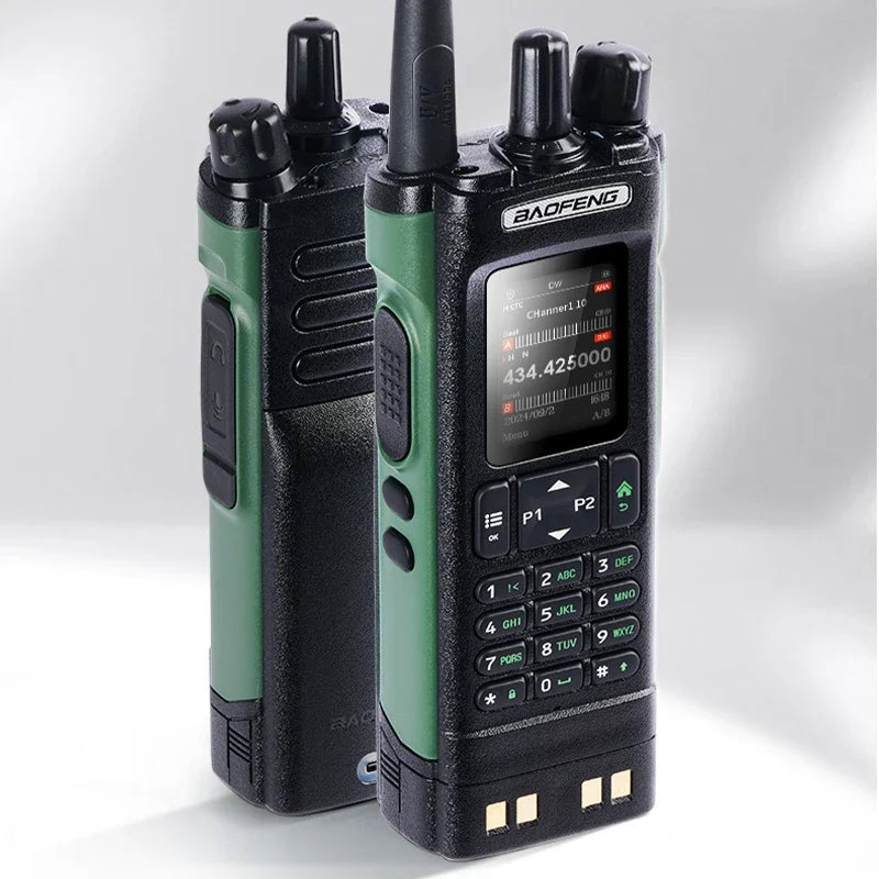 Baofeng UV 32 Walkie Talkie 10W GPS Bluetooth Programming Wireless Copy Frequency Multi Band USB-C FM AM Ham Radio Updated UV25M