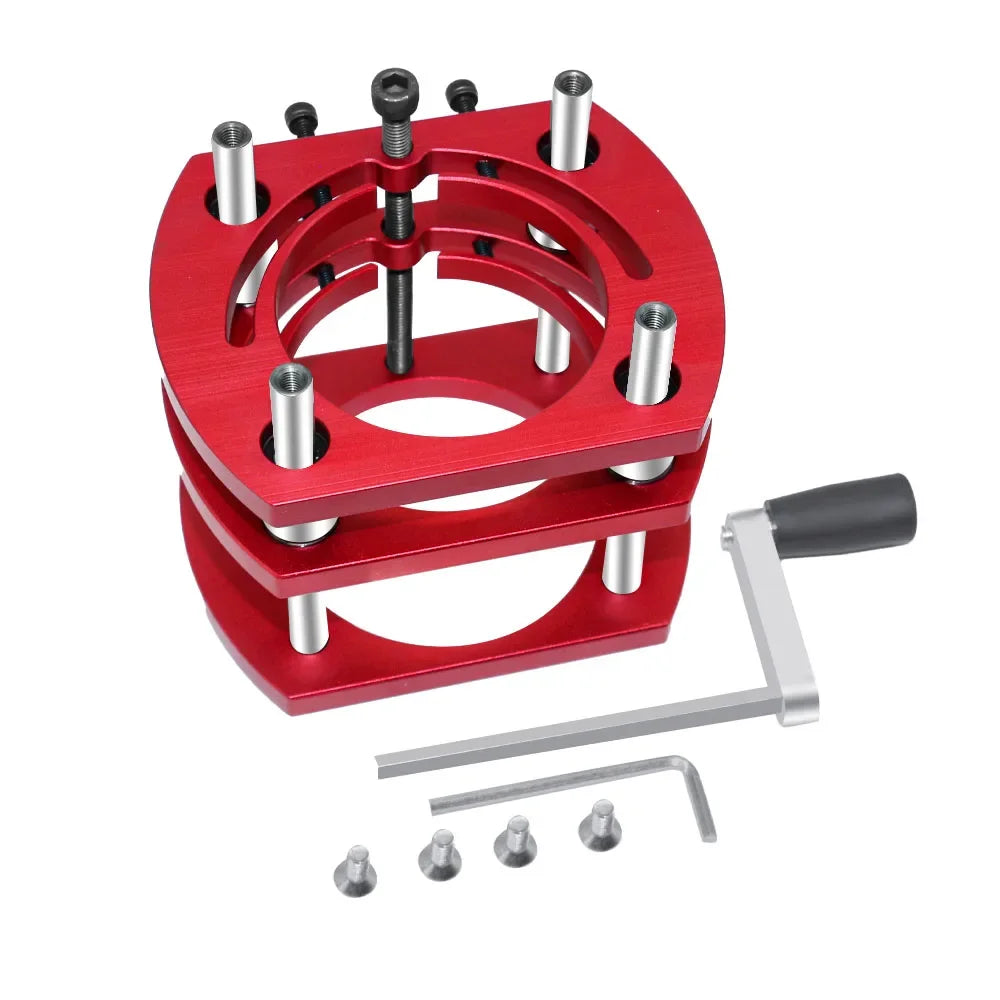 Upgraded Aluminium Router Table Insert Plate Woodworking Tool Set with Miter Gauge and Sliding Tenoning Fence for Router Table