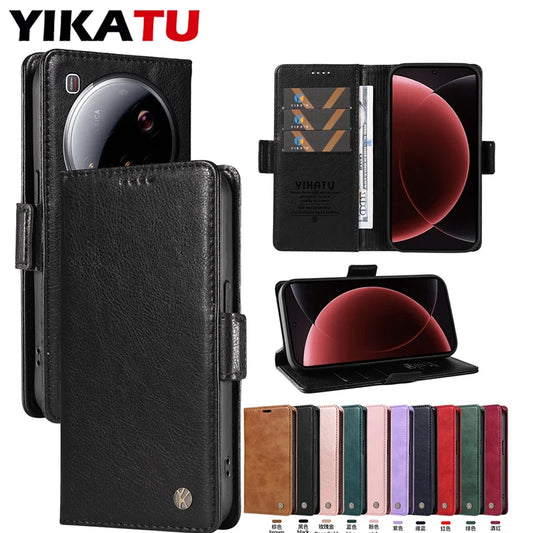 Magnetic Leather Wallet Case for Vivo Y400 V60 V50 V40 SE V30 V30E V29 V29E V27 Lite Pro 4G 5G Luxury Prenium Case Phone Cover