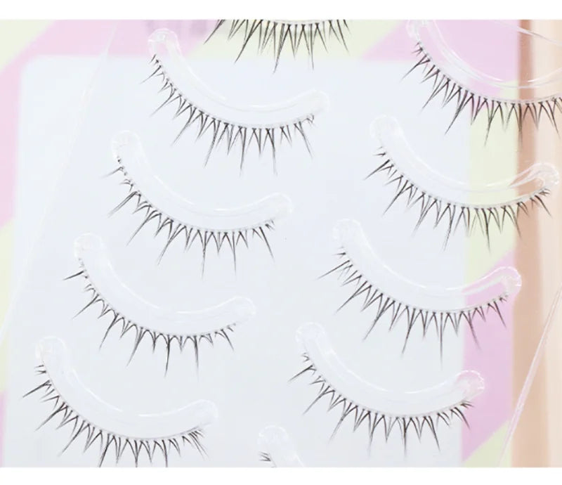 Dream Deer False Eyelashes A Type Eyelashes Upgraded Lash V-shaped 0.14mm Transparent Stem Soft Natural Eye Lashes Mink