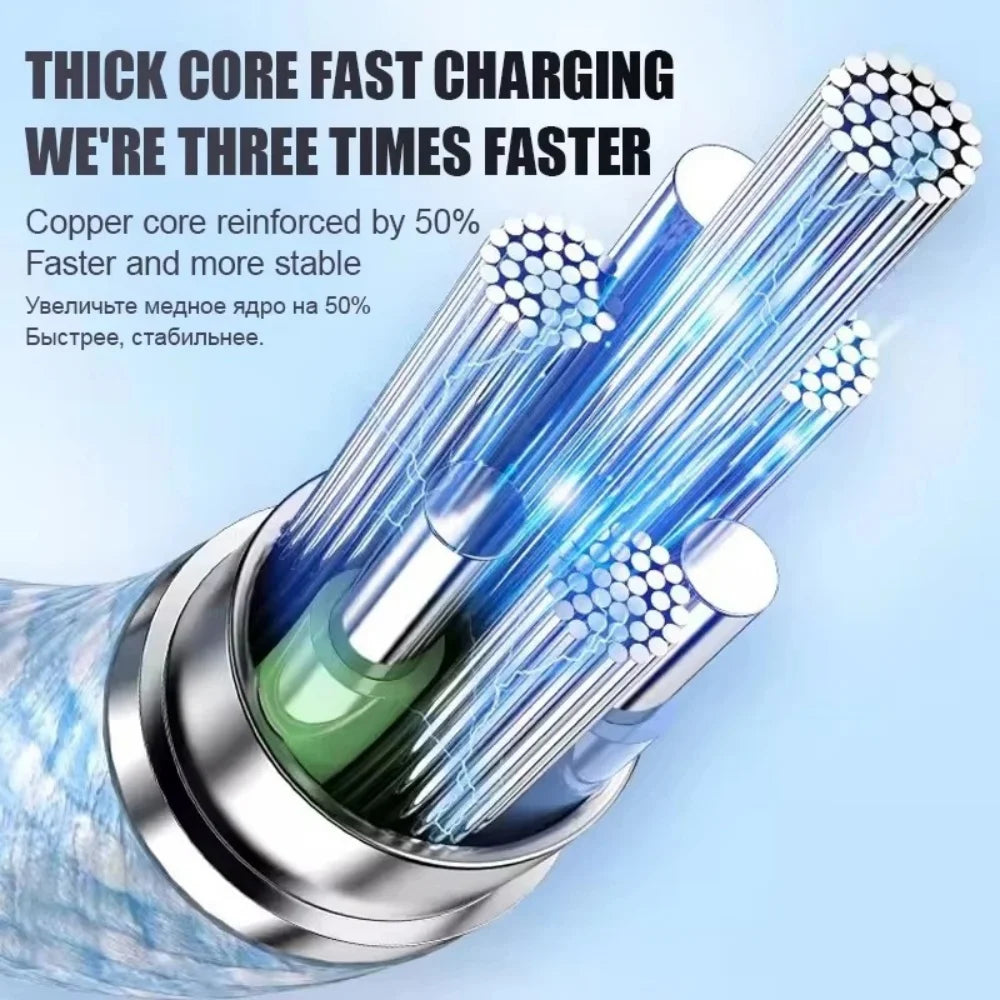 USB C to Type C Cable PD 65W Fast Charging Nylon Braided Data Cord For iPhone 16 15 Pro Samsung Type C Quick Charge Phone Cable