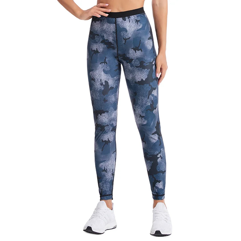 Women Camouflage Leggings Body Shaper Pants Hot Sweat Sauna Pant Shapewear Tummy Control Slimming Shorts Gym Fitness Weight Loss