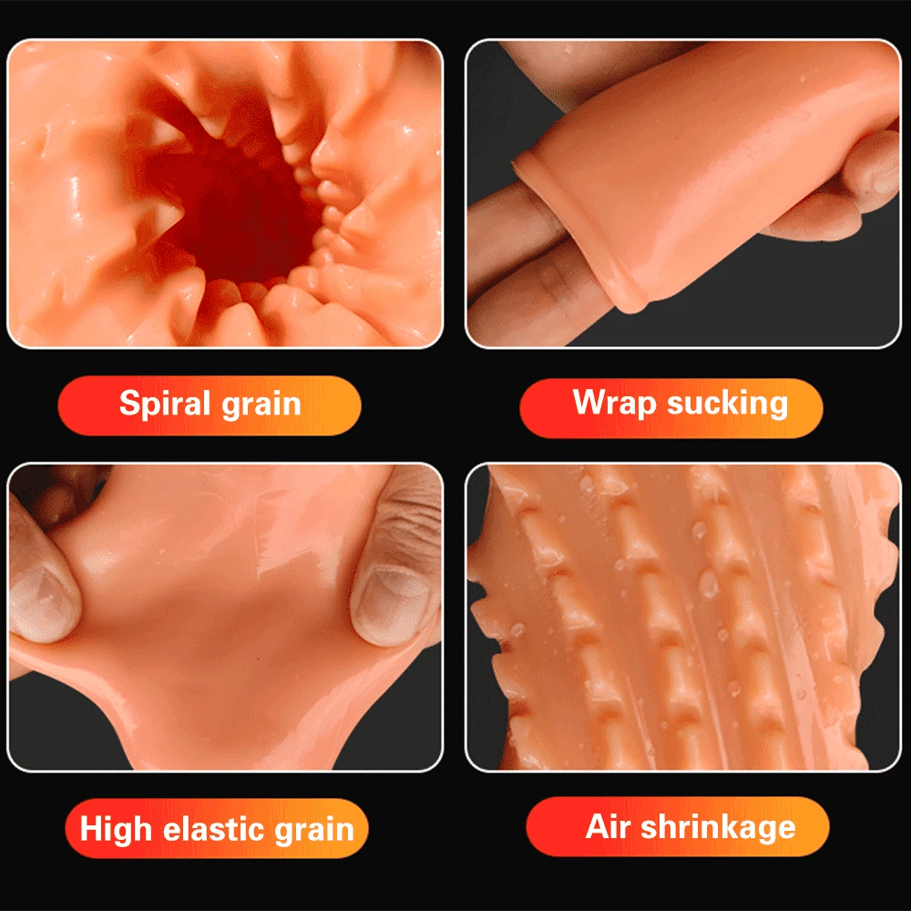 Male Masturbator Cup Sex Toy for Men Soft TPE Cock Training Sex Shop Glans Trainer Penis Sleeve Delay Exercise Adult Products