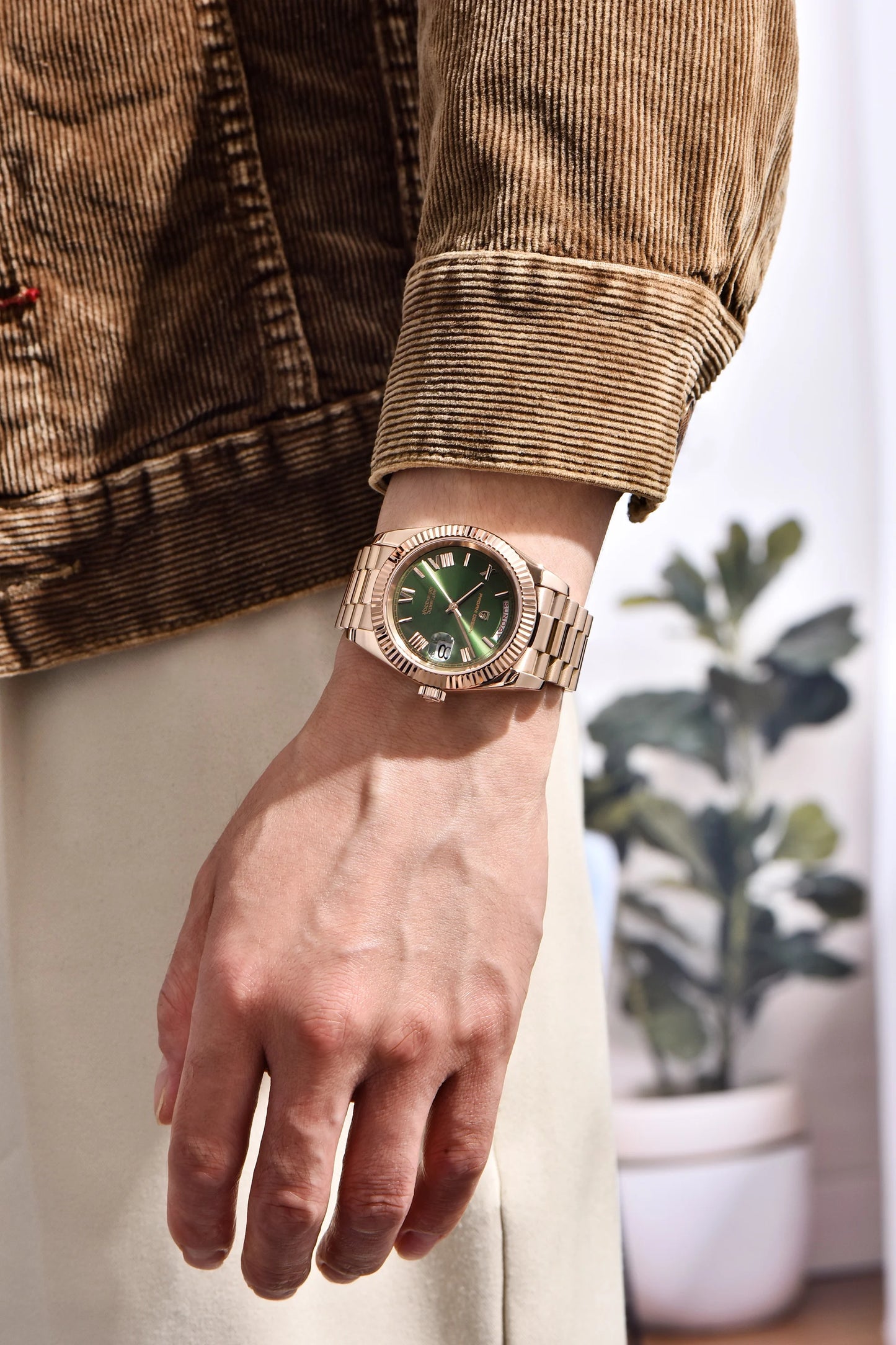 2025 New PAGANI DESIGN DD40 Luxury Rose Gold Automatic Watch For Men Mechanical Watches AR Sapphire Glass Date Wrist watch Men