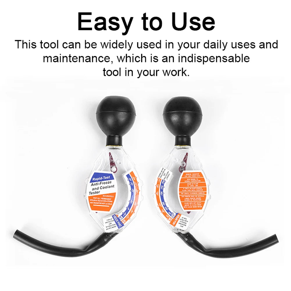 Handheld Portable Densitometer Antifreeze Dial Density Meter ℃/℉ Calibrate Car Radiator Coolant Tester Tool Densitometer