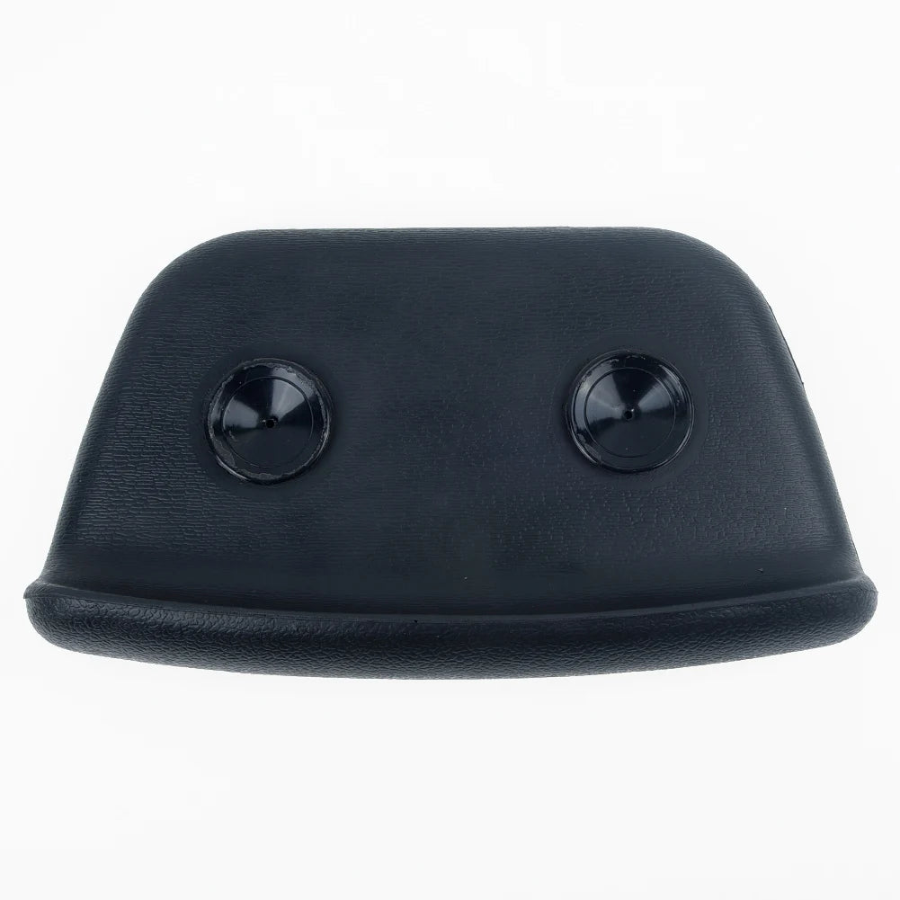 1pc PU Spa Bath Pillow Bathtub Headrest Waterproof Bath Cushion BLACK Bathtub Pillow For Neck Head Support 265*150*60mm