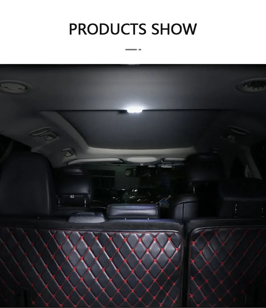 Car RGB Interior LED Small Light USB Rechargeable Magnetic LED Touch Interior Reading Light For Armrest Box Storage Box Lights