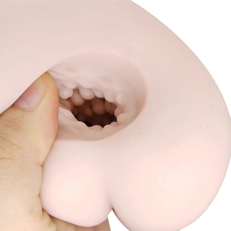 Male Masturbation Cup Peach Butt Mold Real Pocket Pussy Vagina for Men Breast Like Soft Masturbation Cup Adults Erotic Sex Toys