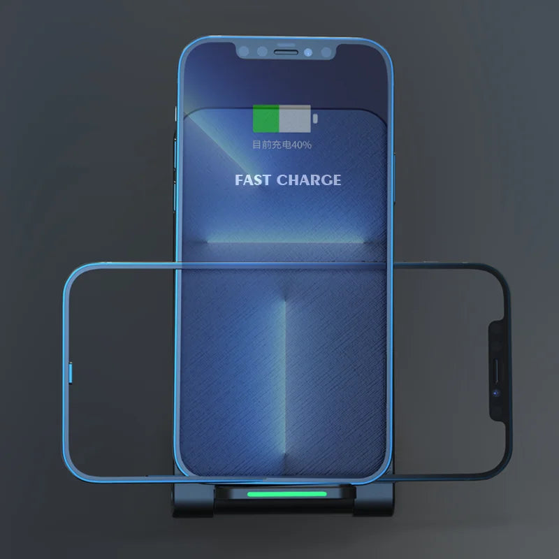 200W Wireless Charger For iPhone 14 13 12 Pro Max 15 Phone Stand Fast Charging Charger for Samsung Note 20/10 S21 Ultra Foldable
