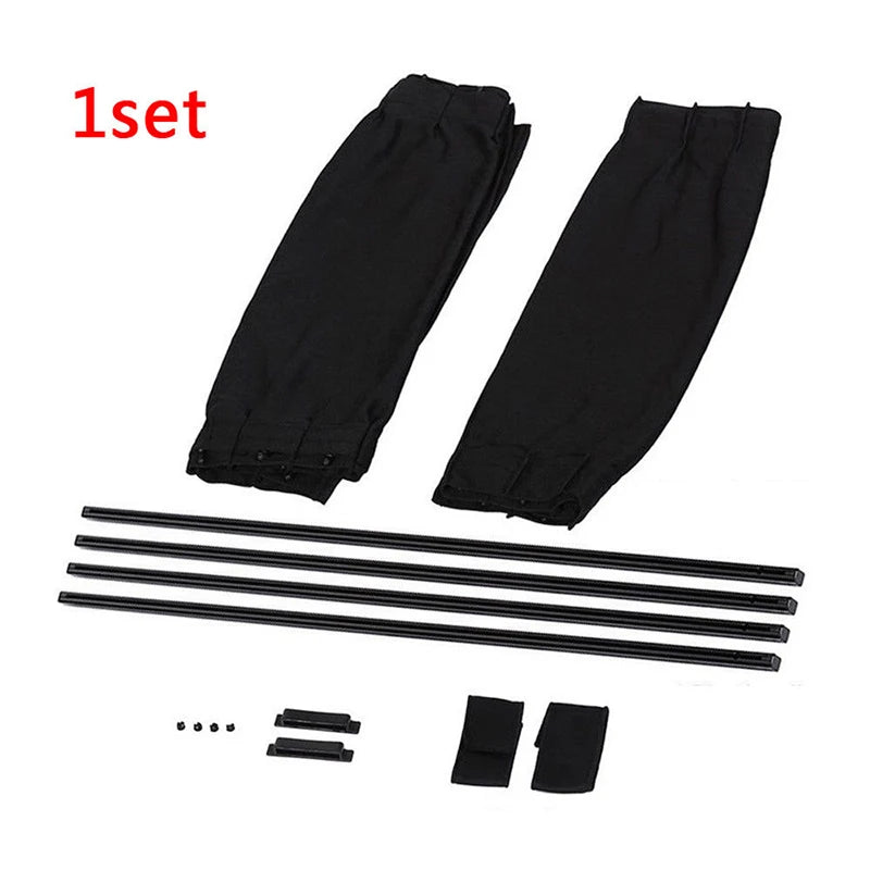 2pcs Car UV Protection Sun Shade Curtains Sides Window Visor Mesh Cover Shield Brand New And High Quality 50cm X 47cm