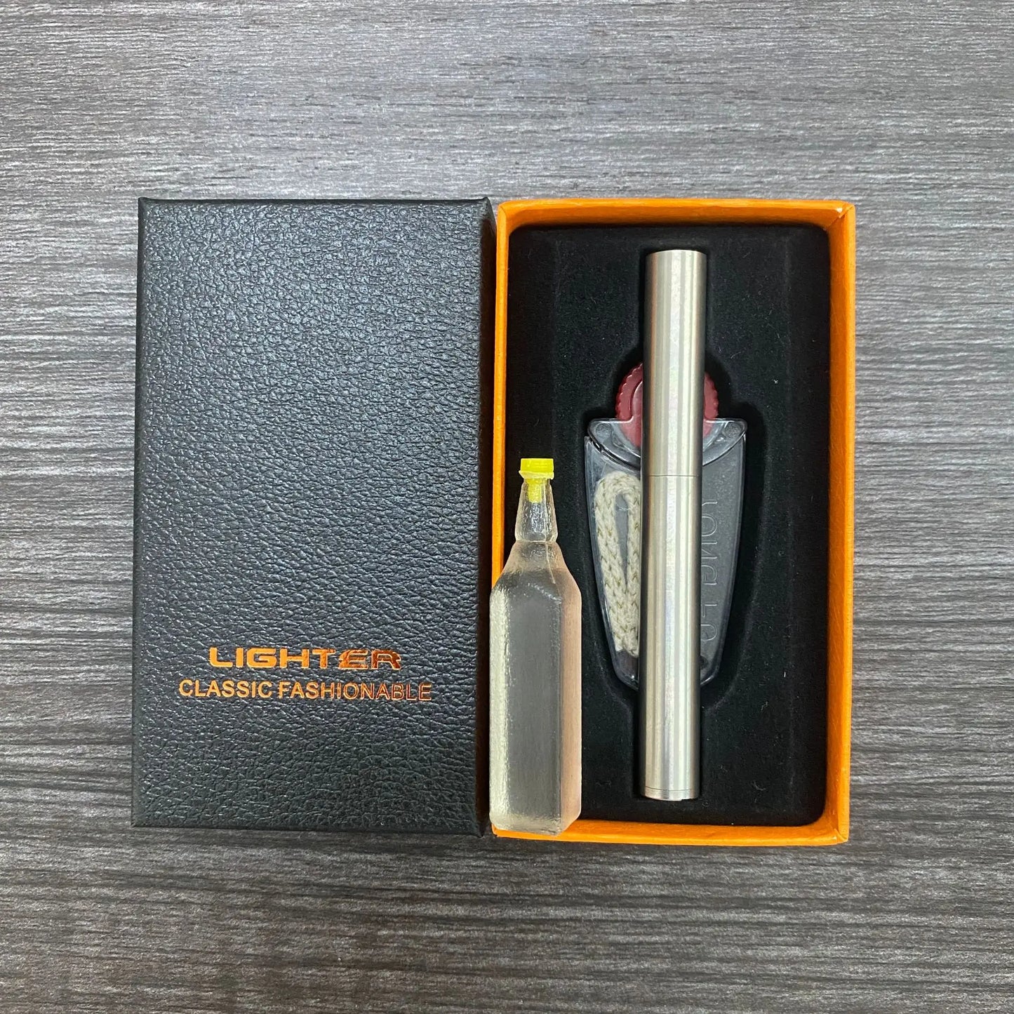 Creative Unusual Kerosene Lighter Copper Nunchaku Funny Retro Grinding Wheel Flint Lighters Foldable Mini Portable Men's Gift