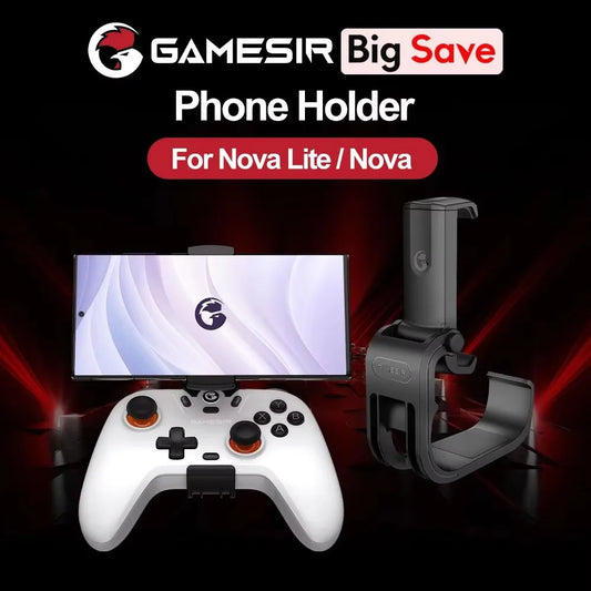 GameSir Nova Gamepads Mobile Phone Clip Stand Nova Lite Phone Holder  fit width 75-102mm Foldable Design  ﻿