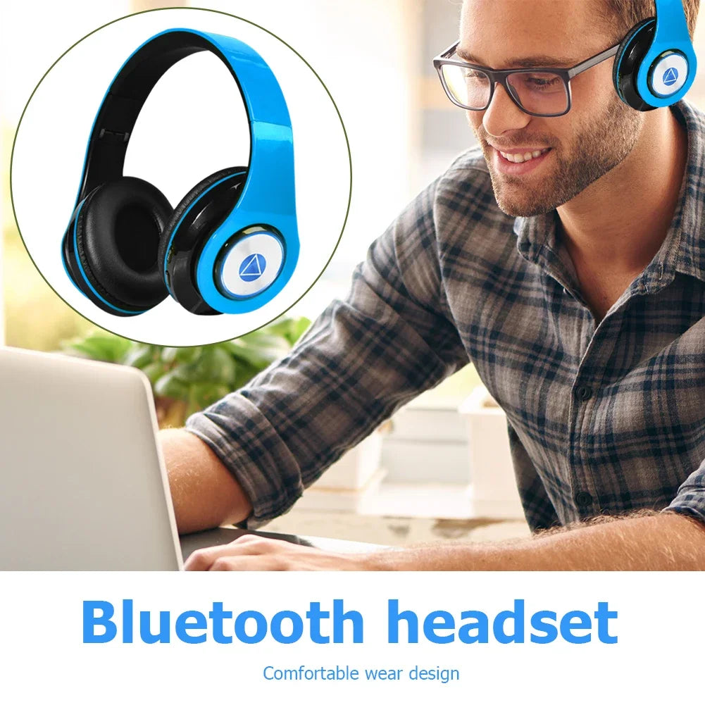 Miku Nakano Sanjiu Cosplay Wireless Bluetooth-compatible Headset 5.0 Over-ear Stereo Anime Headphones with Mic for Mobile Phone