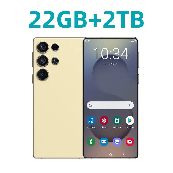 HOT 2025 new S25 Ultra original intelligent 5G dual card dual standby Android 14 system global version phones 8000mAh battery