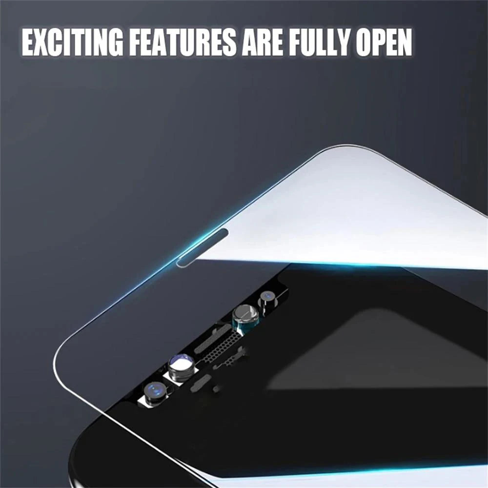 5pcs Tempered Glass for iPhone 17 16 15 14 13 12 Pro Max Screen Protector for iPhone 12Mini 13Mini 14 Plus 14Pro Glass 16Pro Max