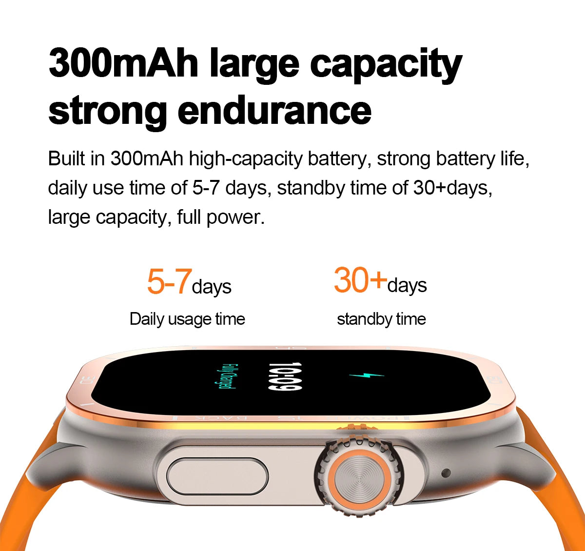 2025 New 49mm Smart Watch Men Women NFC Smartwatch BT Call Waterproof Wireless Charging AMOLED Screen Watch Ultra2 For Apple IOS