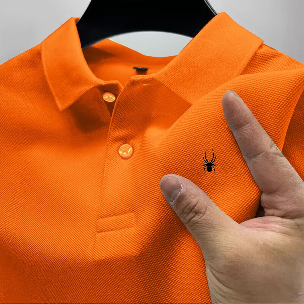 2026 Hot Sale Men's Summer Casual Breathable Comfortable Polo Shirt Men's Solid Color High Quality Short Sleeve T-Shirt ﻿