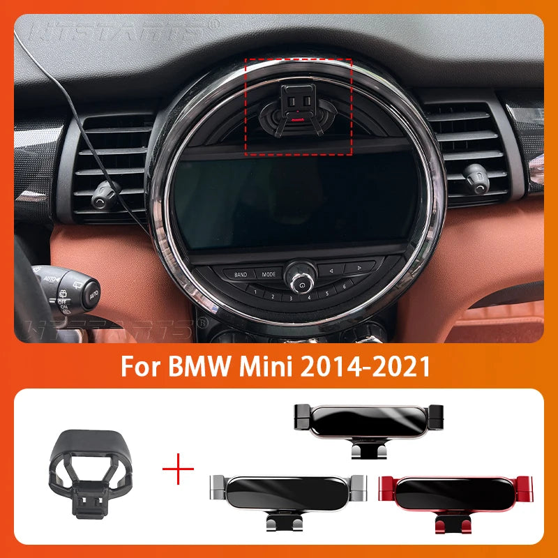 Car Mobile Phone Holder For Mini Cooper Countryman 360 Degree Rotating GPS Special Mount Support Navigation Bracket Accessories