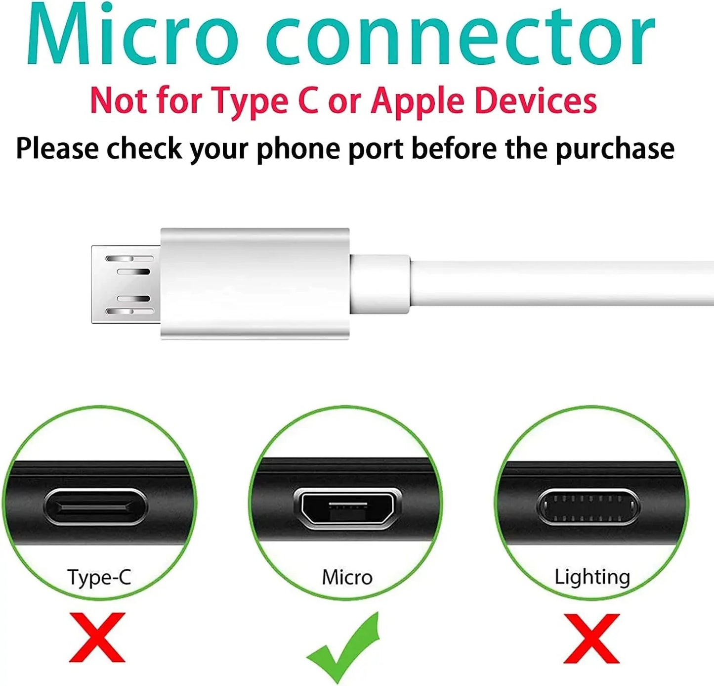5-10pcs 1M 3ft Micro V8 5Pin USB Charger Cable Cord Line For Samsung Galaxy S6 S7 edge note 2 4 htc lg xiaomi Redmi 8A 9A Huawei