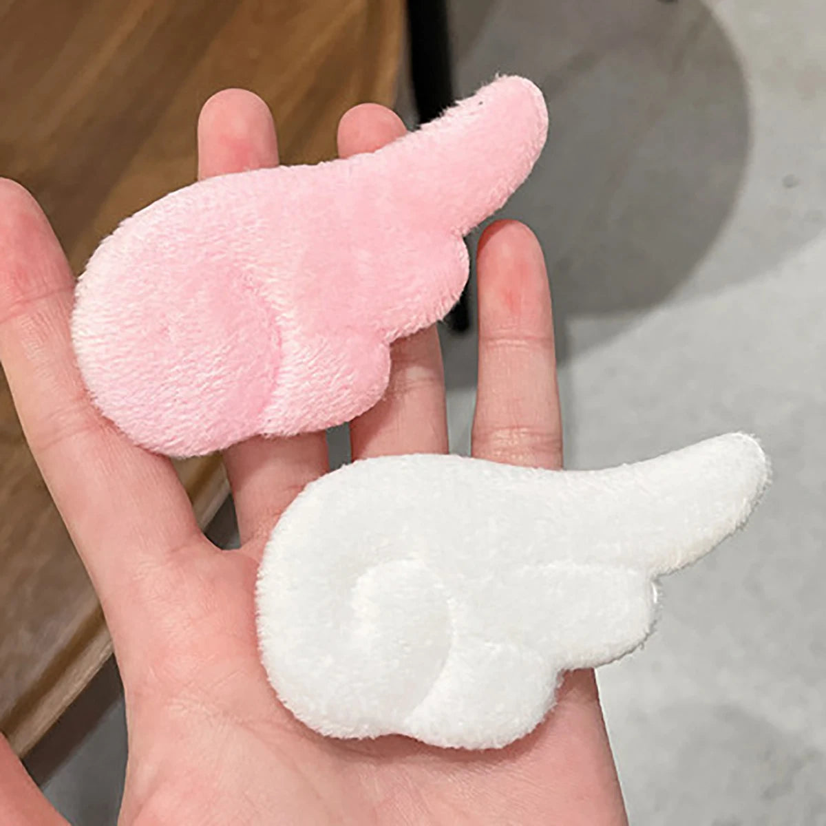 2Pcs Angel Wings Super Cute Angel Wing Plush Hairpin Girl Hair Clip Accessories Barrettes Hairgrip Headdress Headwear