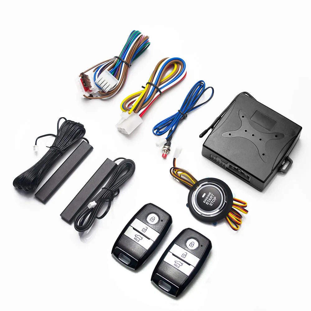 Car Alarm keyless entry start Systems Remote Central Door Lock Keyless System Auto Car SUV Anti-theft Tunning parts PKE
