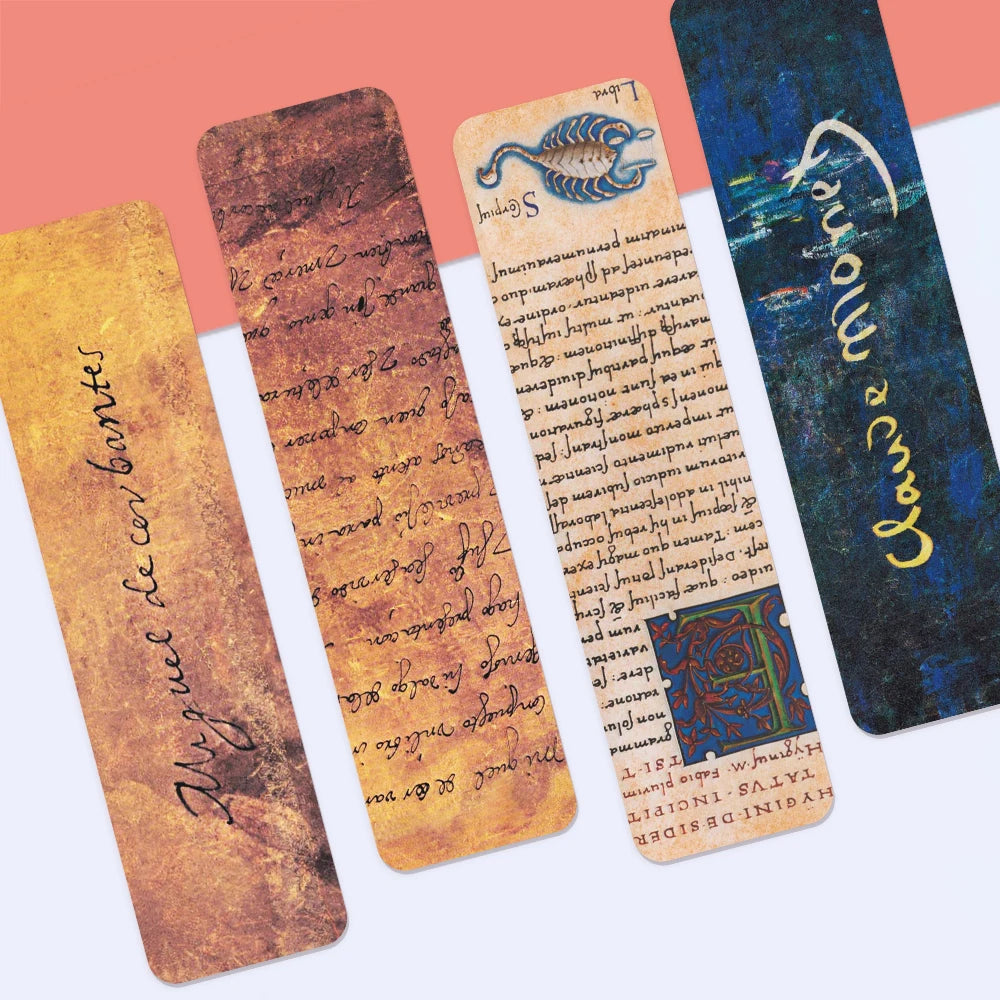 30PCS Celebrity Manuscripts, Bookmarks, Personalized and niche Decorations, Student Books, Page Annotations, Bookmarks, Gifts