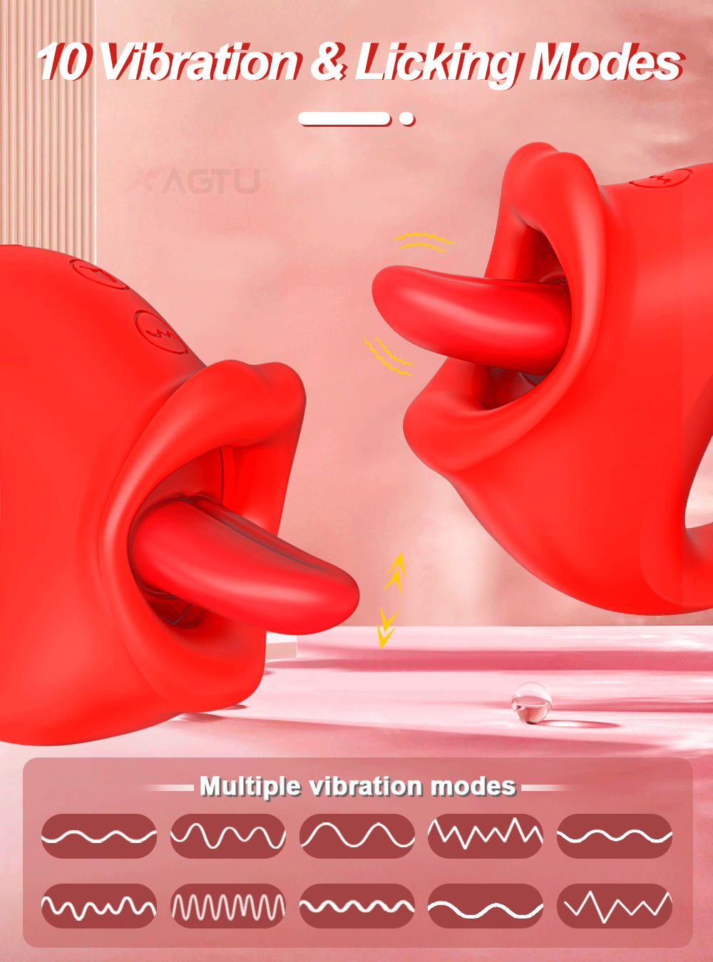 Powerful Swing Licking Tongue Vibrator for Women Anal Clit Nipple Clitoris Stimulator Vibrators Masturbator Sex Toys for Female