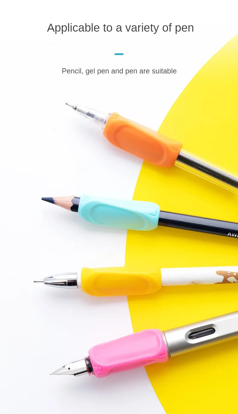 M&G Left & Right Grip Pen Grippers Kindergarten Elementary School Grip Corrector Posture Corrector Set 4pcs