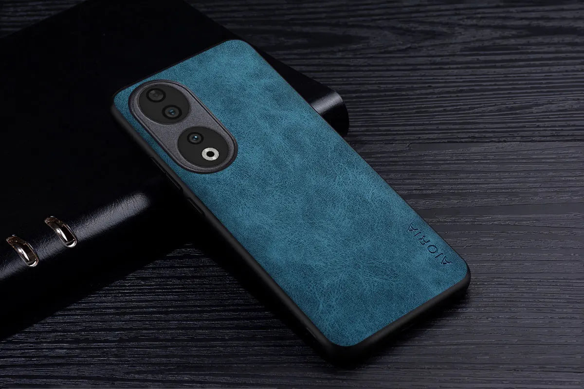 Premium PU Leathe Phone Case for Honor 90 70 50 20 10 Pro Lite Scratch-Resistant Solid Color Protective Cover