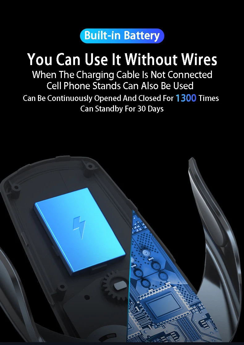 Car Phone Holder For Trumpchi GS8 14.6 Inch Screen Car Wireless Charging Mobile Phone Holder Base Car Styling Accessories