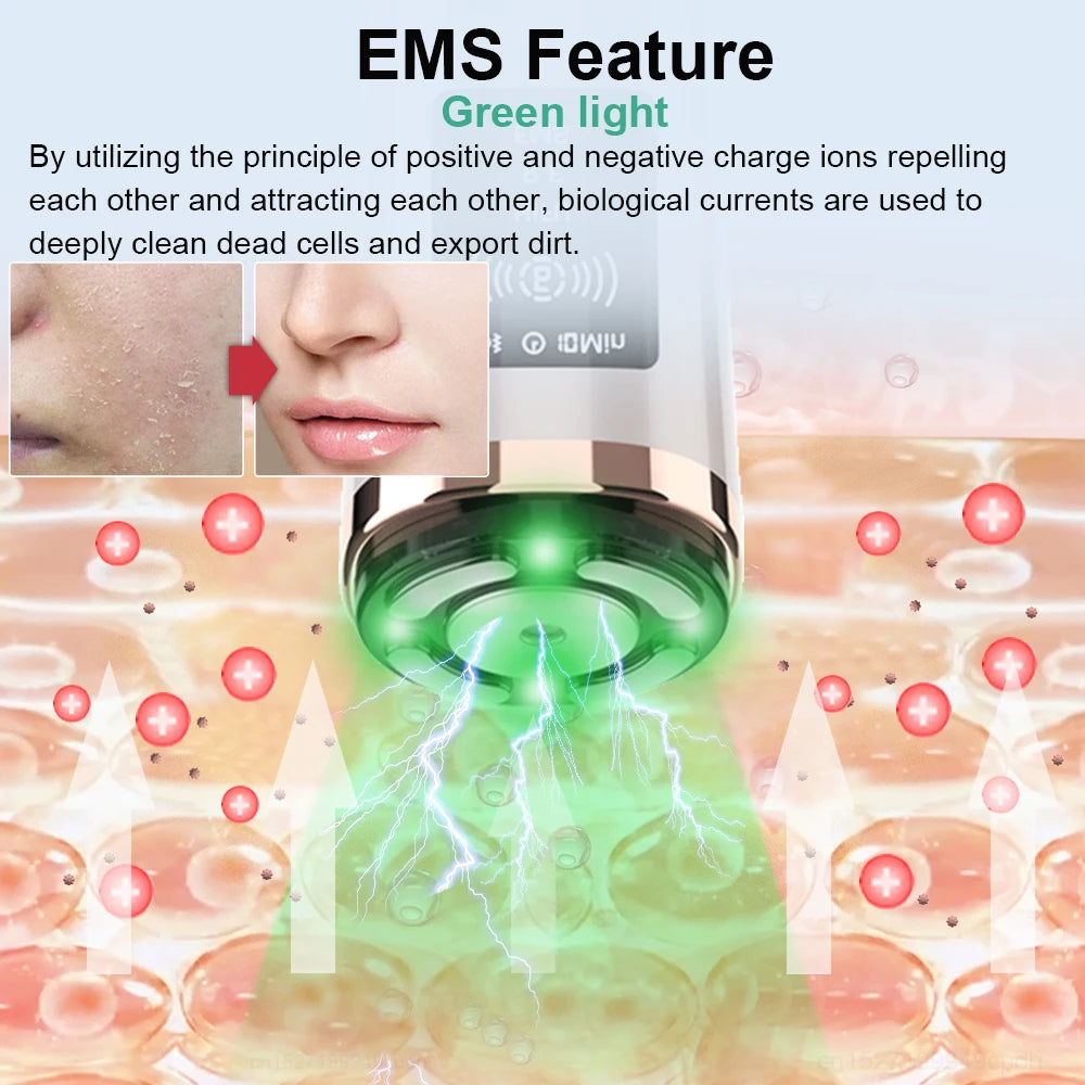 HIFU Face Lifting Facial Massager Mini HIFU Face Lifting Machine Facial Microcurrent Skin Rejuvenation Anti-aging Face Massager