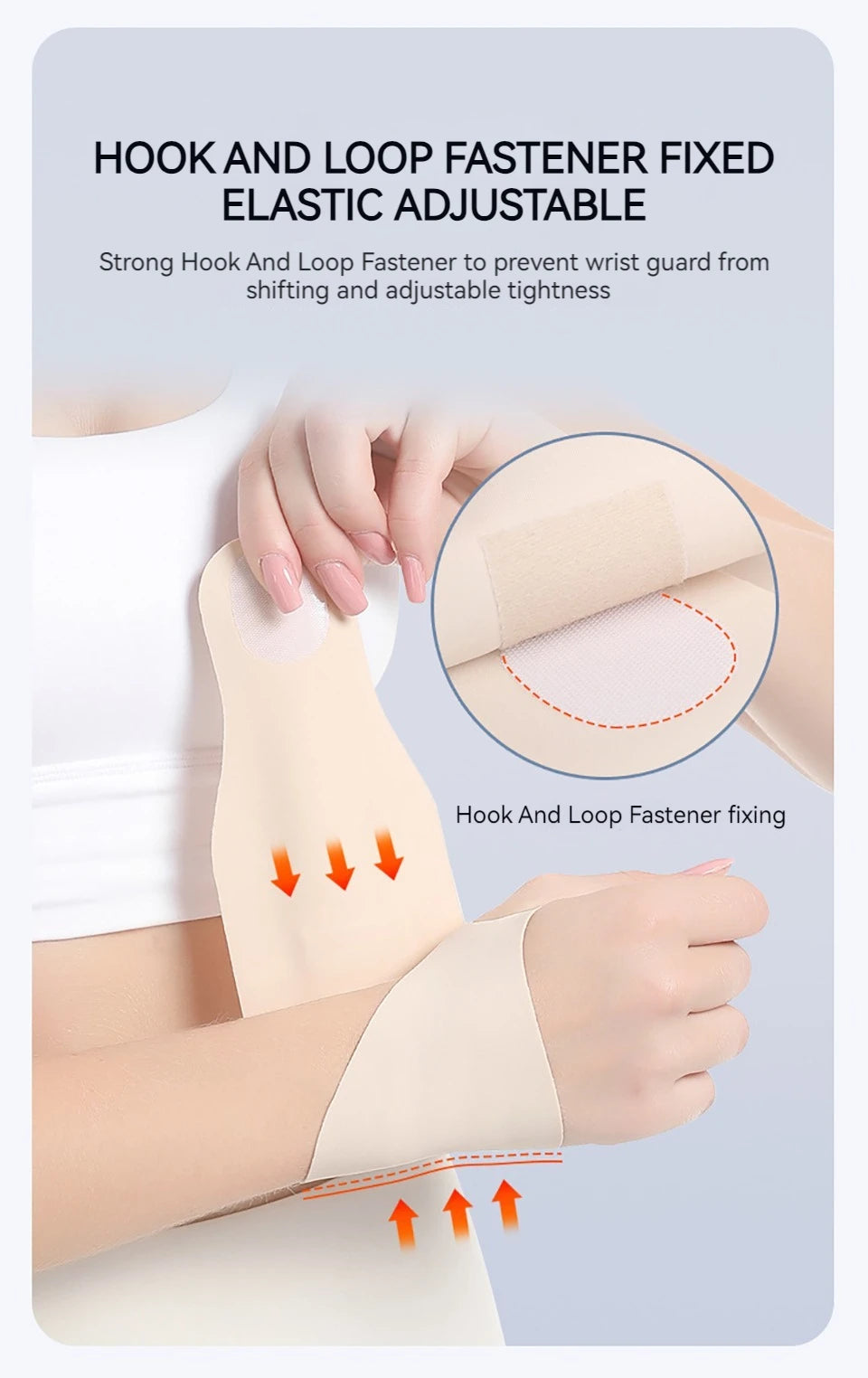 GOBYGO 1Pcs Lightweight Sports Compression Wrist Guard Pain Relief Anti-Sprain Ventilate Quick-dry Wrist Sleeve Badminton Tennis