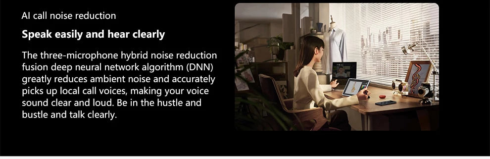 Original Huawei Freebuds 5 Earphones TWS Wireless Bluetooth 5.2 Headphones Active Noise Reduction Earbuds LDAC Hifi IP54 Headset