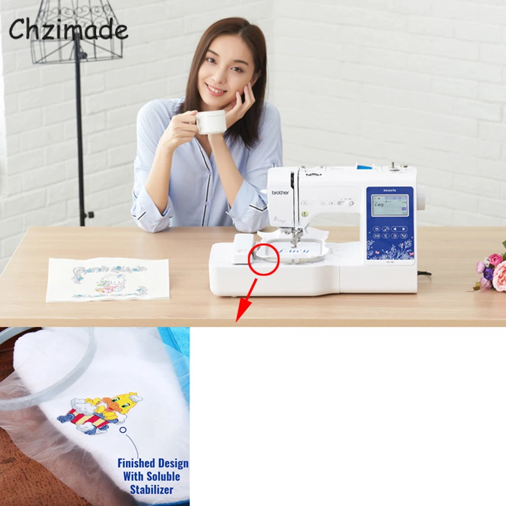 Chzimade 5Yards Interfacing Fabric Iron On Clothes Resin Lining For Bags Patchwork Lining Fabric Patchwork Diy Sewing Crafts