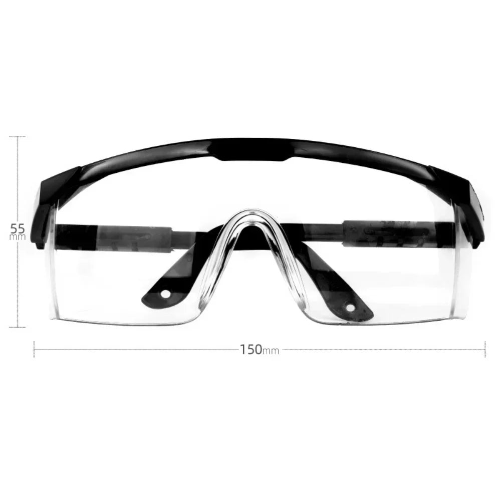 2Pairs Goggles Of Anti-Splash  Windproof And Dustproof Laboratory Industrial Riding Safety Goggles Men's And Women's Glasses