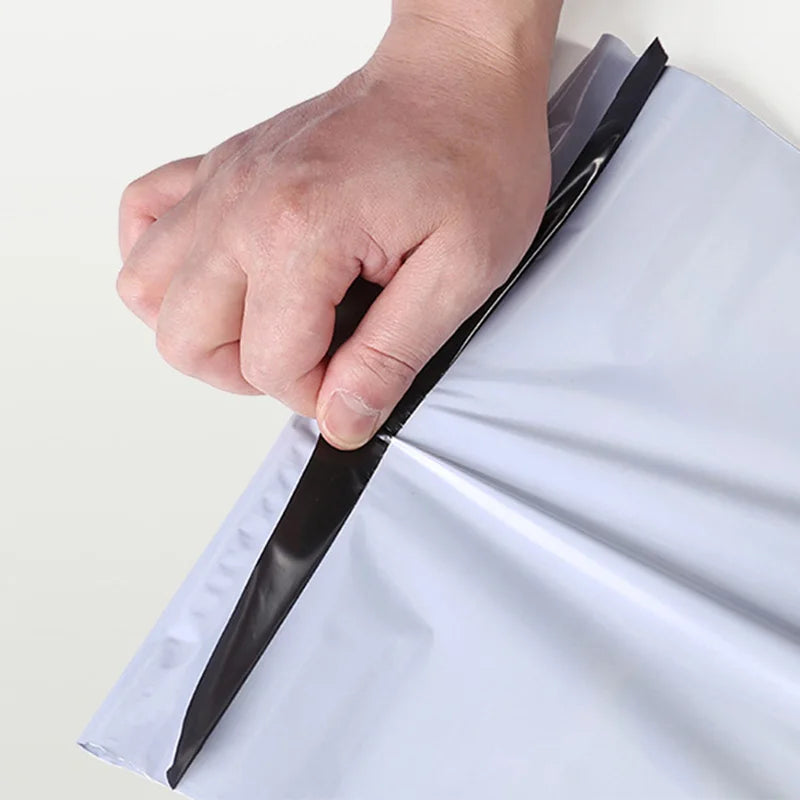 50pcs/Lots White Courier Bag Express Envelope Storage Bags Mail Bag Mailing Bags Self Adhesive Seal Plastic Packaging