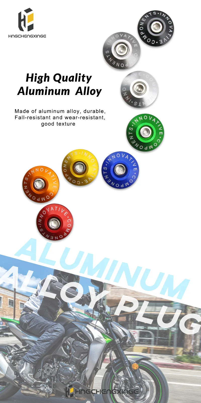 Motorcycle Handle Bar End Weight Handlebar Grips Cap Universal Motorcycle Modification Bws Handle Protection Plug Accessories