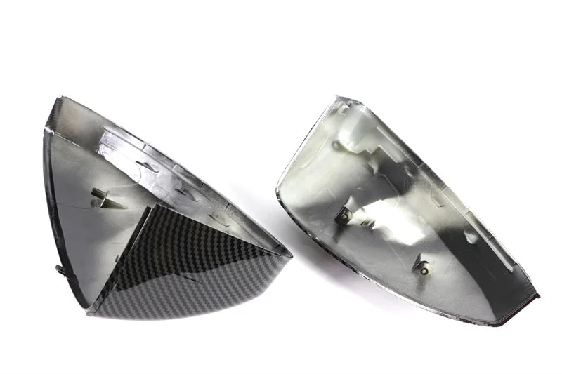 Carbon Fiber Glossy Black Replacement Rearview Side Mirror Cover Cap For Audi TT TTS RS TTRS MK3 8S 15-23 R8 2016-23 Replacement