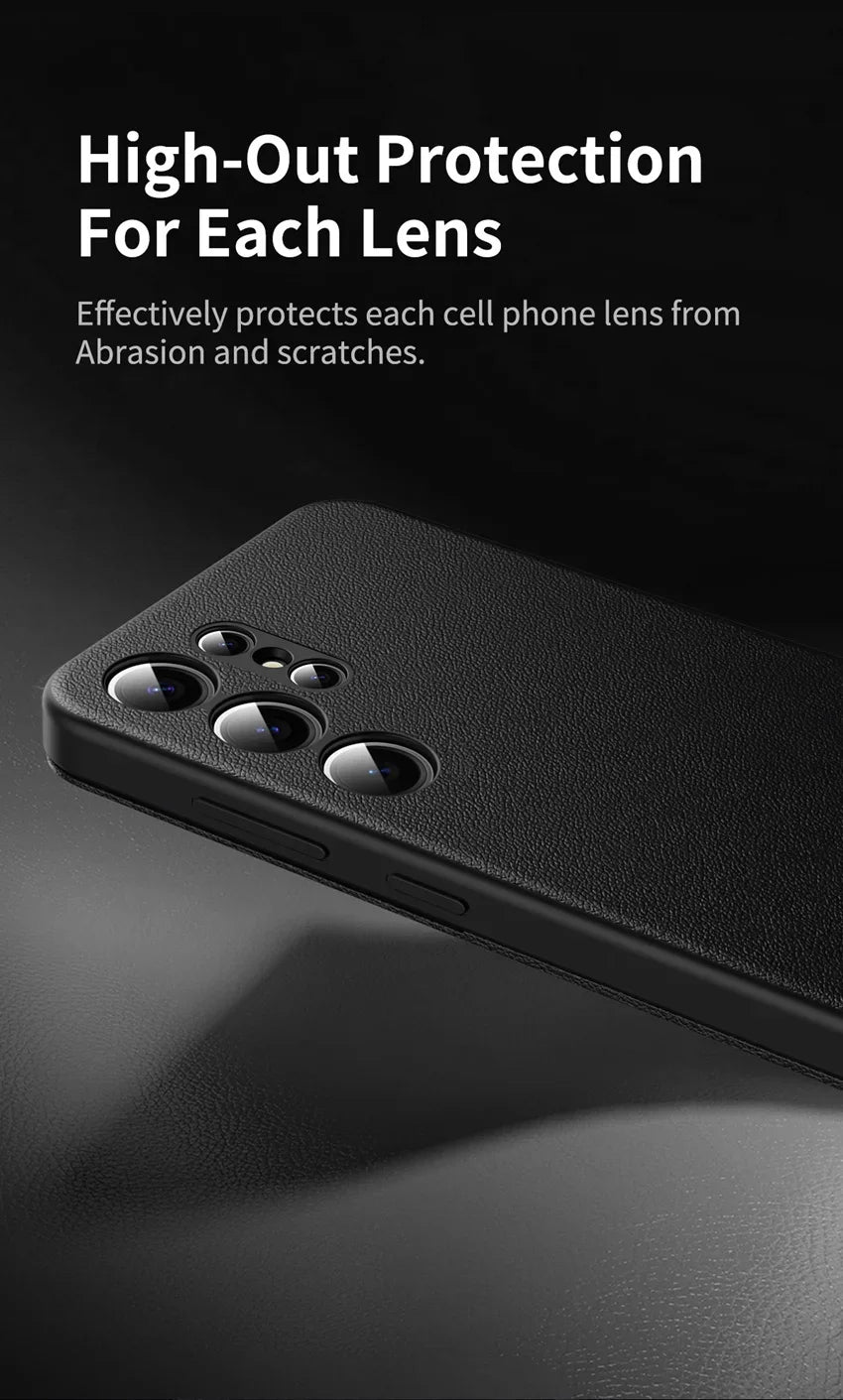 Smart Window View Leather Flip Case for Samsung Galaxy S26 S25 S24 S23 Ultra Plus No-flip Answering Card Holder Slot Book Cover