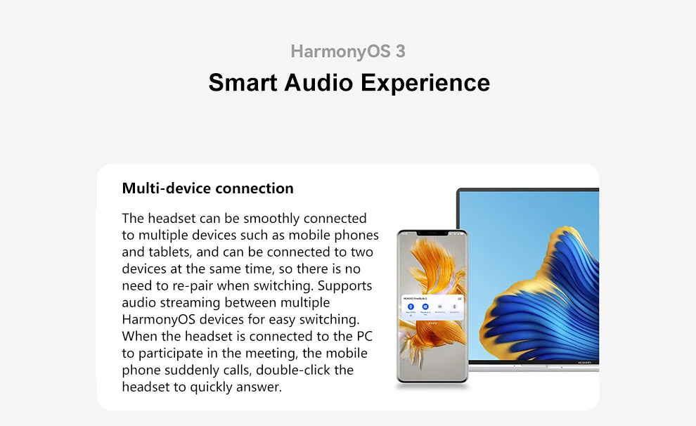 Original Huawei Freebuds 5 Earphones TWS Wireless Bluetooth 5.2 Headphones Active Noise Reduction Earbuds LDAC Hifi IP54 Headset