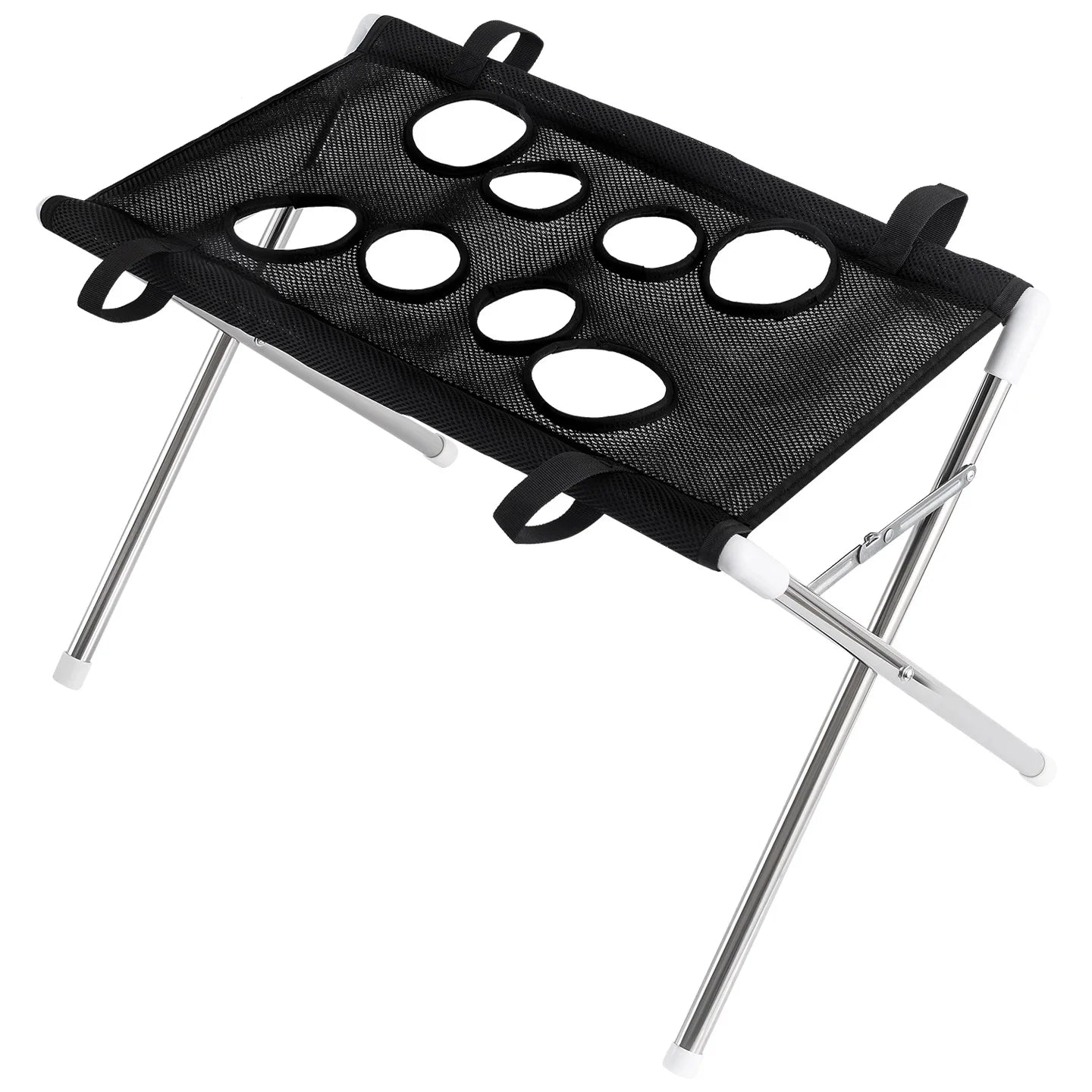 Pet Grooming Hammock Stand Foldable Dog Cat Nail Clipping Harness Stainless Steel Portable Breathable Mesh Grooming Care Tool