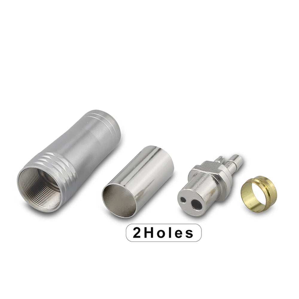 JNSUR 2/4 Holes Dental Handpiece Connector Dentistry Turbine Adaptor Hose Connector Dental Chair Accessories Parts Dentist Lab