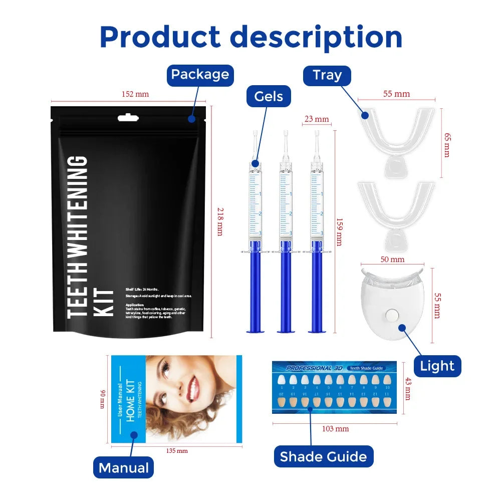 Household tooth whitening instrument Tooth whitening instrument gel cold light tooth cleaner Tooth cleaning