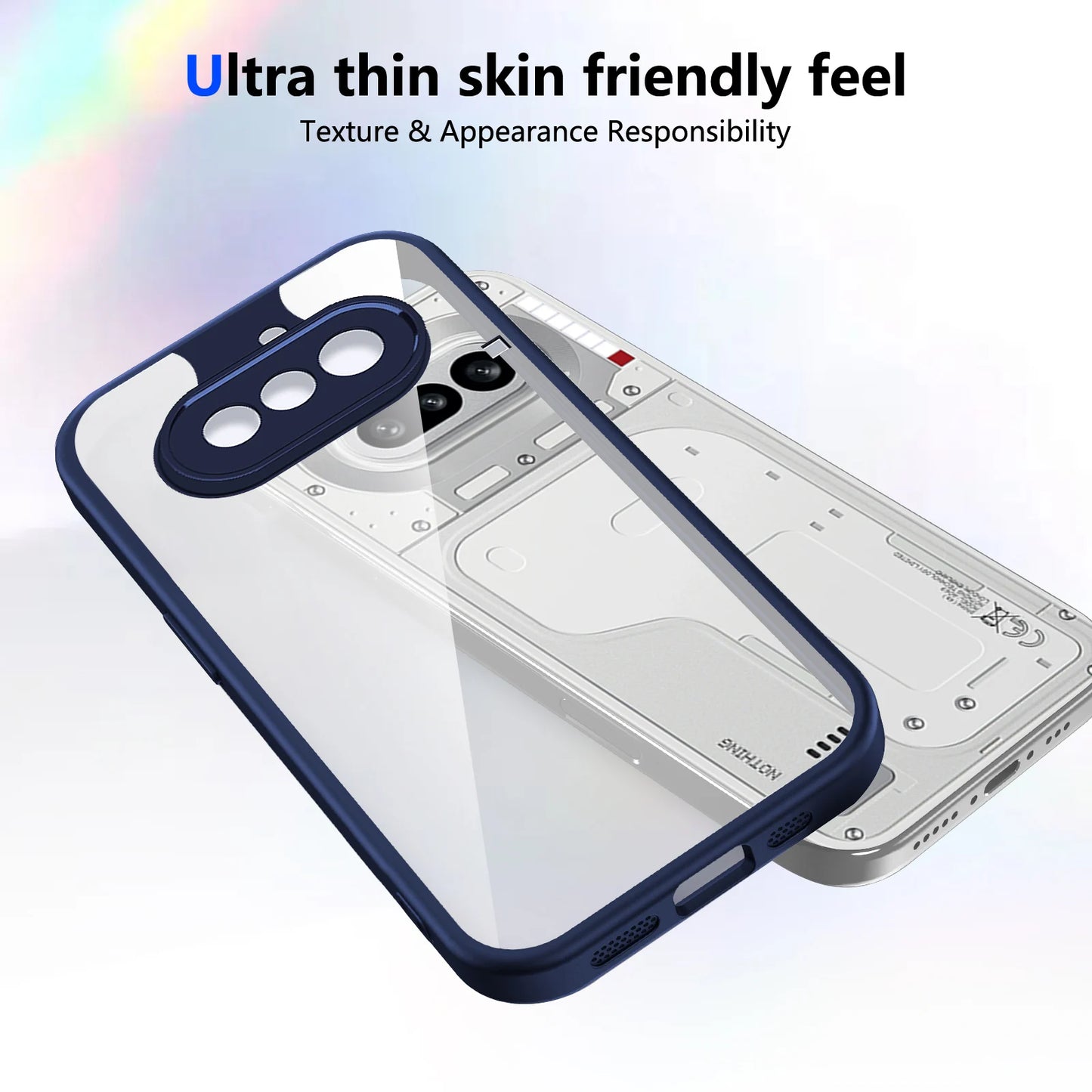 Nothing Phone 4A Case Plating Silicone Bumper Shockproof Clear Back Cover Hard Phone Case for Nothing Phone 4A Phone4A 2026 A069