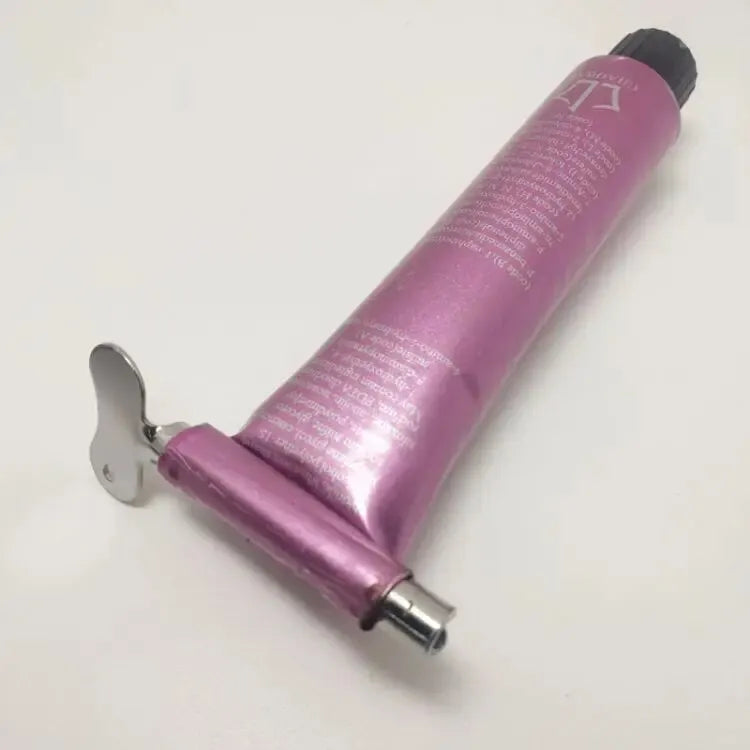 Handle Stainless Steel Paste Squeezer Toothpaste Hairdressing Key ToothpasteMetal Paste Squeezer Hairdressing Key Paste Squeezer