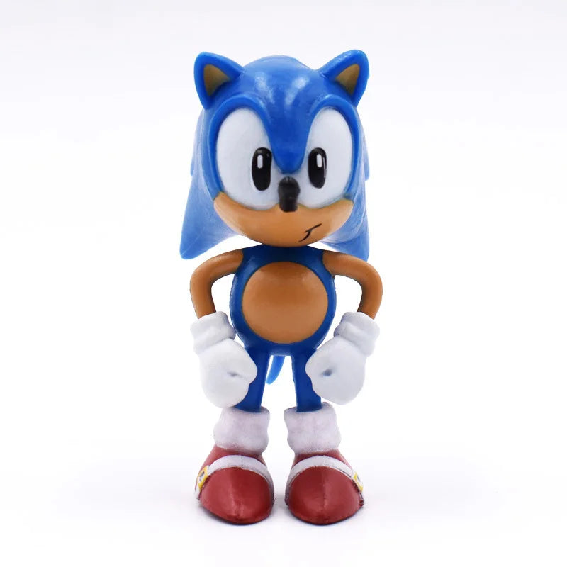 6pcs/set Game Super the Hedgehog Action Figure Toys 6-7cm