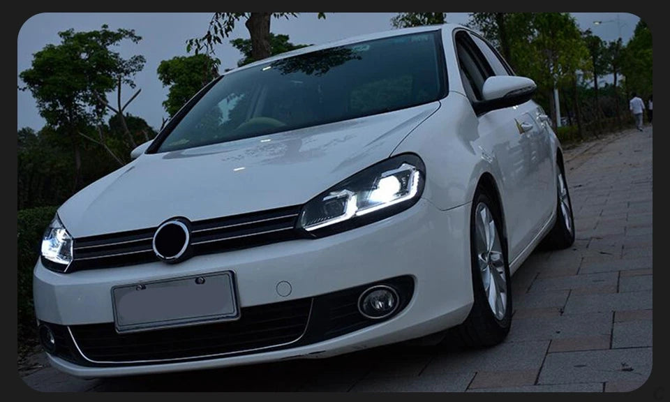 Car Styling Head Lamp for VW Golf 6 Headlights 2009-2012 LED Upgrade 7.5 Design DRL Signal Lamp Hid Bi Xenon Auto Accessories