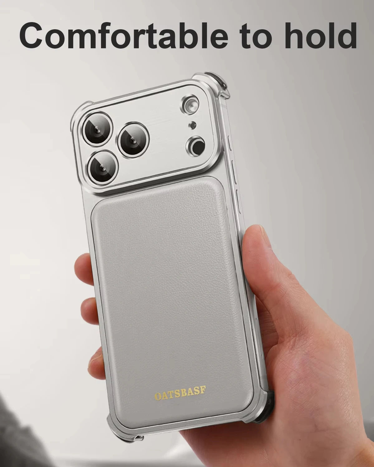 Luxury Bounce Magnetic Leather Mobile Phone Case For IPhone 17 16 Pro Max Frameless Aluminum Metal Bumper Shockproof Back Cover