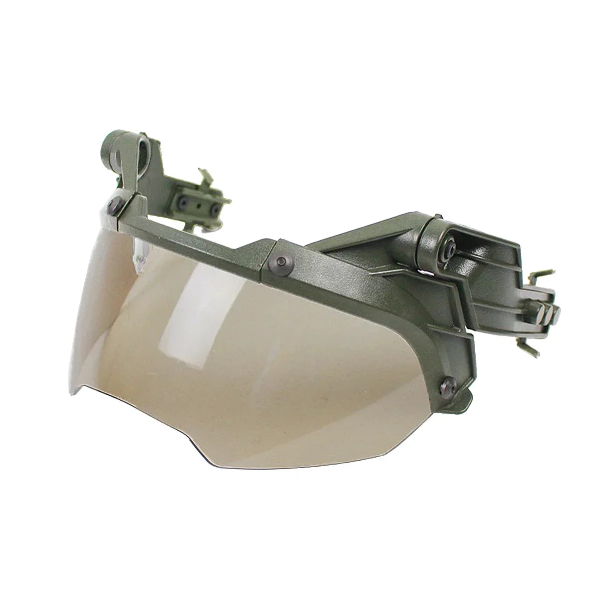 Tactical FAST Helmet Flip Goggles With Half Face Mask Hunting CS Games Airsoft Paintball Mask Helmet Accessories Protect Gear